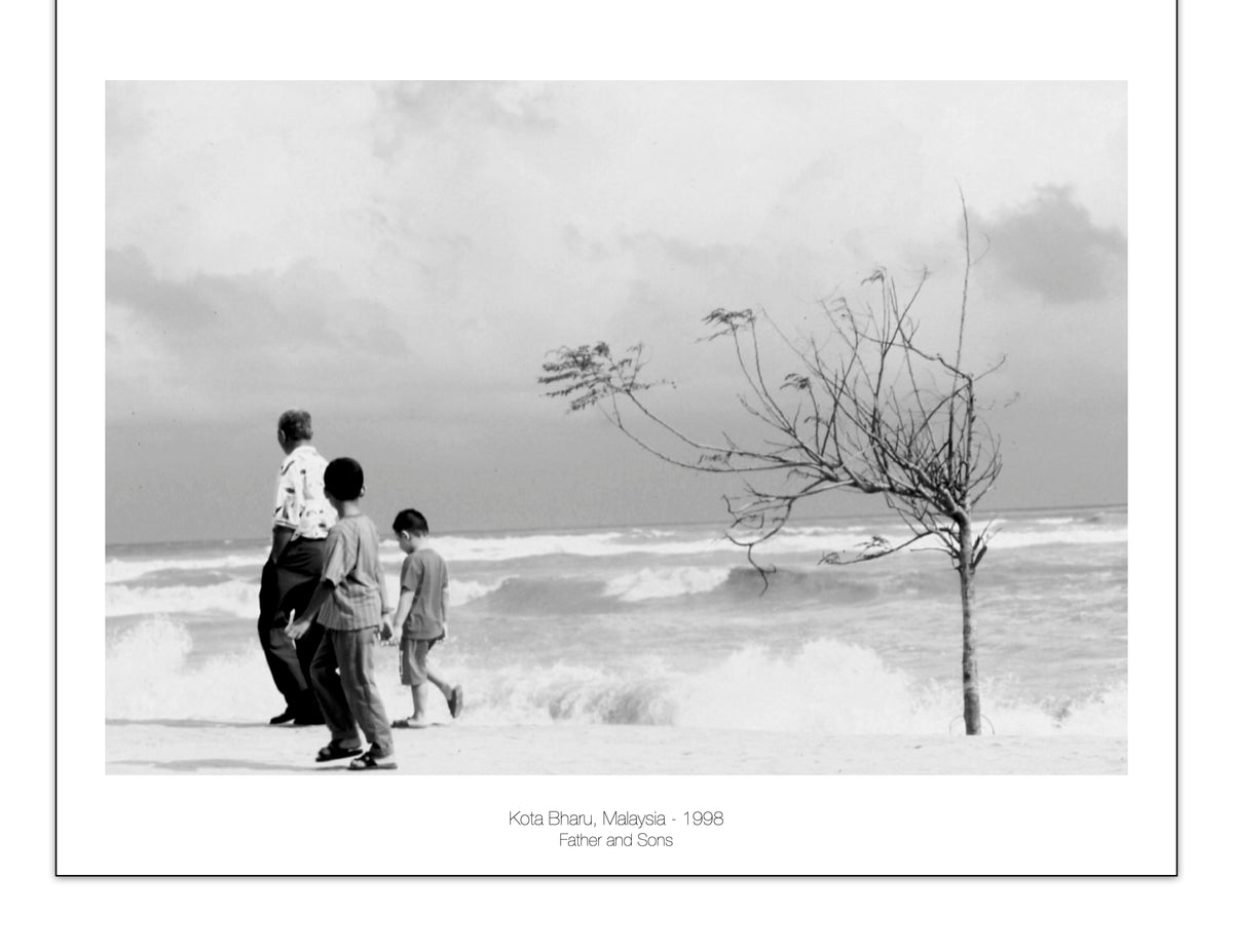 Kota Bharu, Malaysia - Father and Sons - 1998