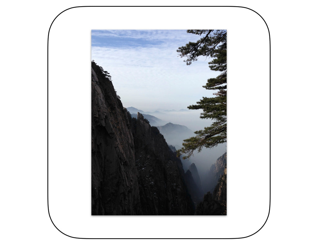 Huangshan, China - January 26, 2014 -